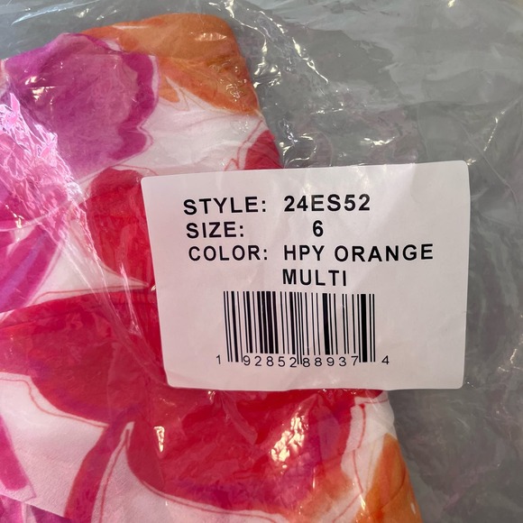 Milly Pink and Orange Floral Skirt - Picture 9 of 9